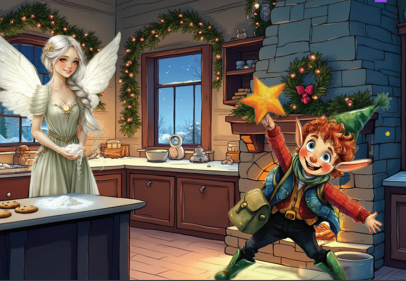 Fairy Elysrin and Elf Wispelkin - a fairy tale about wishes