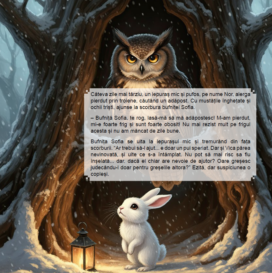 Magia alegerii – o aventură de iarnă cu Prâsnel, Zâna, Vica și Sofia. Descoperă cum alegerile mici pot aduce mari bucurii!